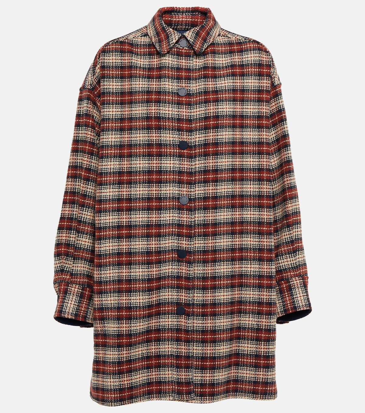 See By Chloe - Checked cotton-blend jacket