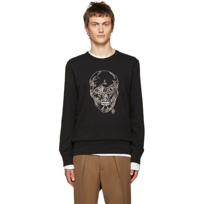 Photo: Alexander McQueen Black Chain Skull Pullover