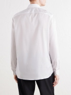 Rubinacci - Cutaway-Collar Cotton-Twill Shirt - White