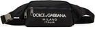 Dolce&Gabbana Black Small Nylon Belt Bag