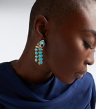 Marina B Fabiola 18kt gold drop earrings with gemstones