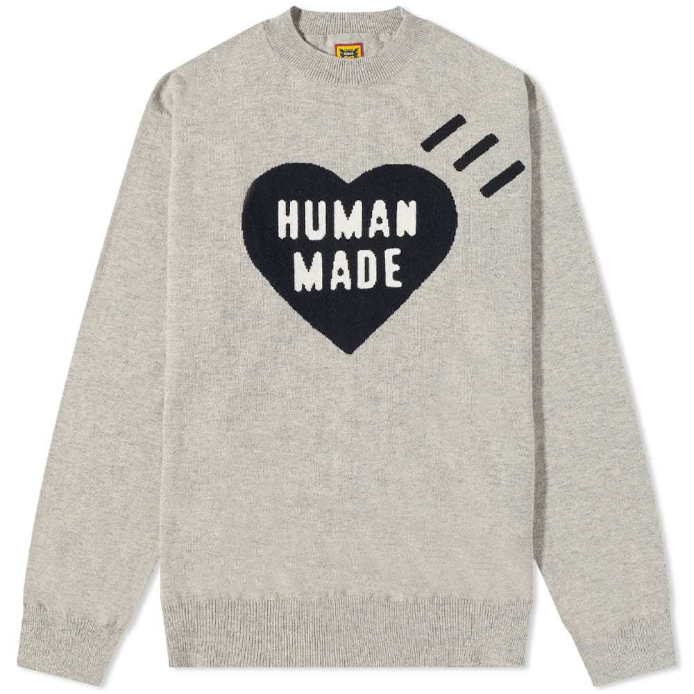 Human Made Long Sleeve Heart Knit Sweat Human Made