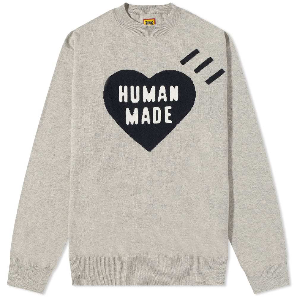 Human Made Long Sleeve Heart Knit Sweat