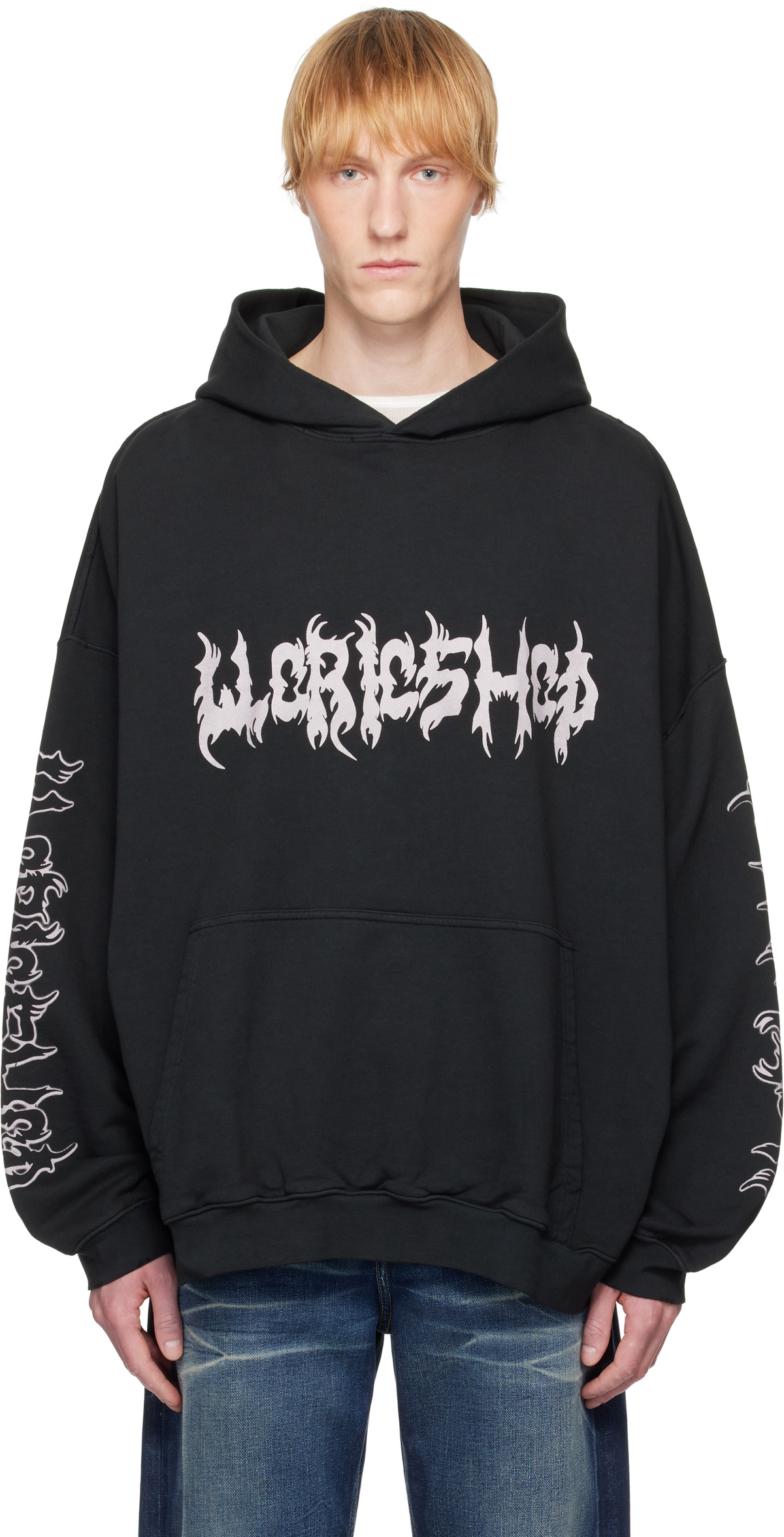 032c Gray Luster Hoodie 032c