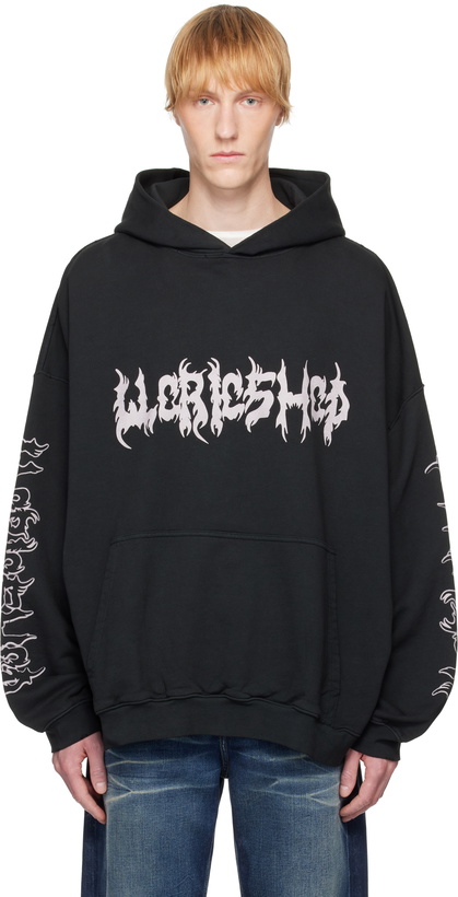 Photo: 032c Black Faithless Oversized Hoodie