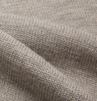 DE BONNE FACTURE - Mélange Alpaca and Wool-Blend Sweater - Gray