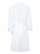 120% Lino White Linen Mini Dress