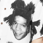Wacko Maria Men's Short Sleeve Jean-Michel Basquiat Type 1 Hawaiia in White