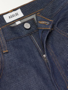 AGOLDE - Fusion Wide-Leg Denim Shorts - Blue