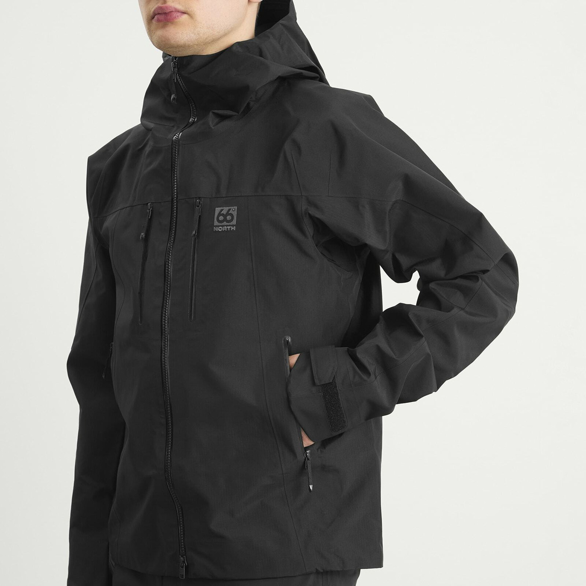 66° North Men's Hornstrandir Gore-Tex Pro Jacket in Black