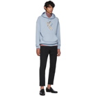 Givenchy Blue Icarus Regular-Fit Hoodie