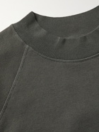 Margaret Howell - MHL Organic Cotton-Jersey Mock-Neck Sweatshirt - Gray