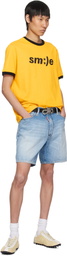 MISBHV Yellow 'Smile' 70's T-shirt