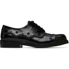 Simone Rocha Black Floral Lace Brogue Derbys