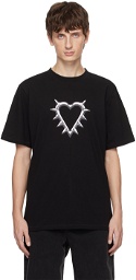 Stolen Girlfriends Club Black Chrome Heart T-Shirt