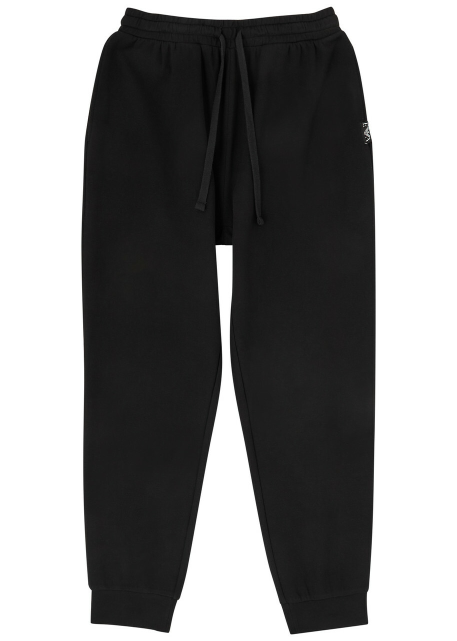 Emporio Armani Stretch-jersey Sweatpants Black
