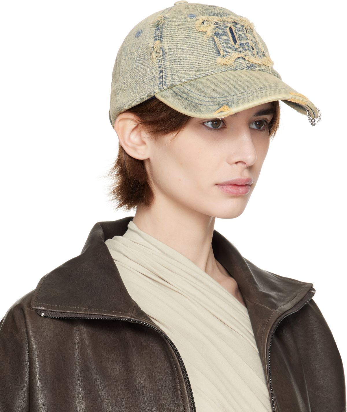 MISBHV Blue & Beige Esther Yu Edition Logo Cap