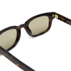 CHIMI Noct Sunglasses in Deep Tortoise/Sage Green 