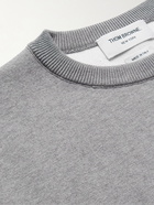 Thom Browne - Cotton-Jacquard Sweater - Gray