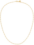 Tom Wood Gold Figaro Chain Necklace