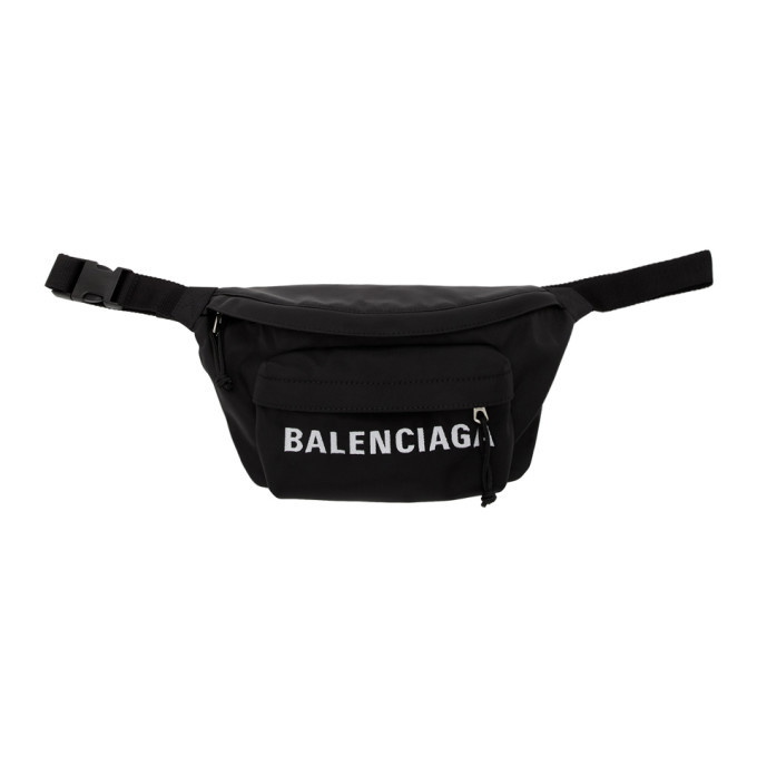 Photo: Balenciaga Black Logo Sport Belt Bag