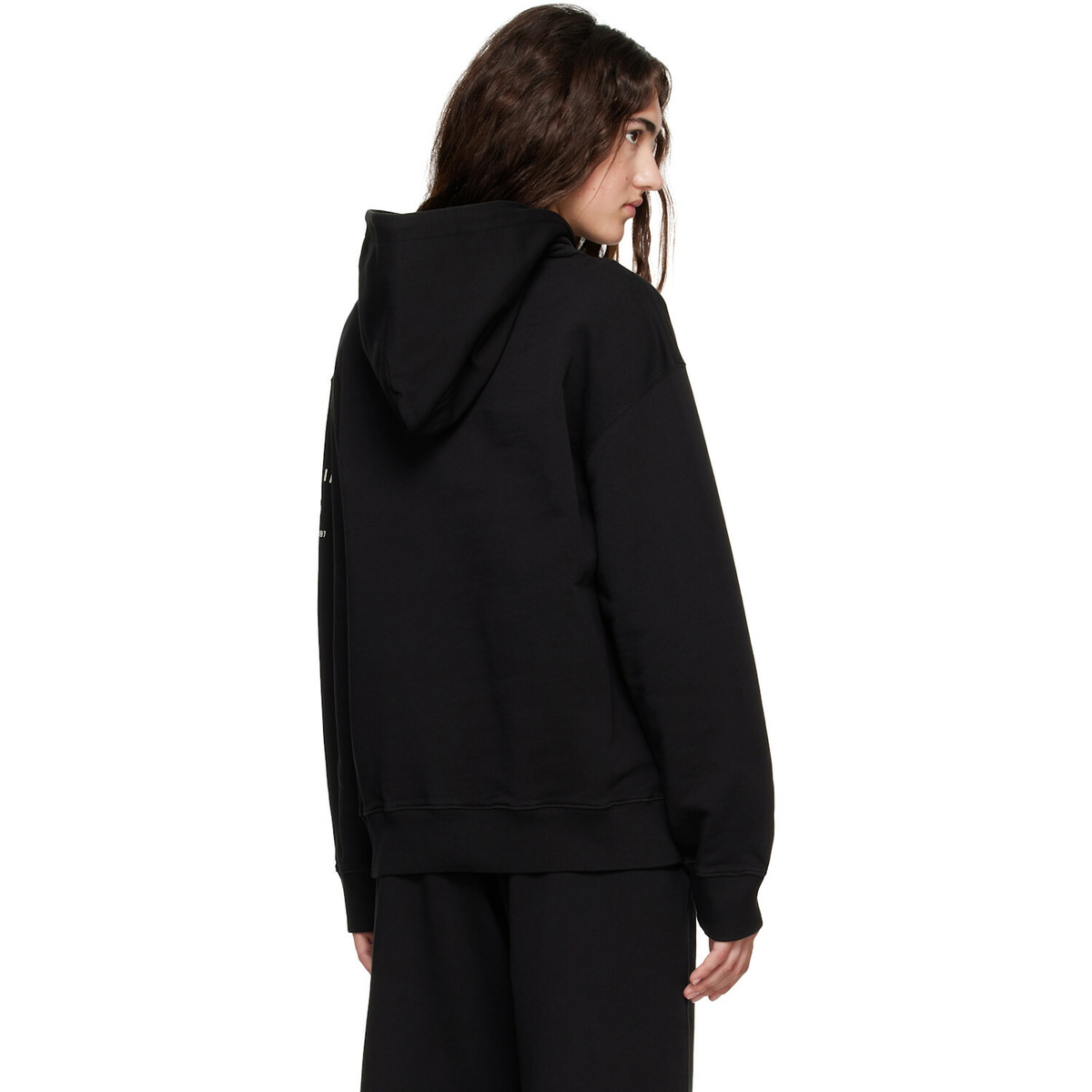 MM6 Maison Margiela Black Mannequin-Print Hoodie