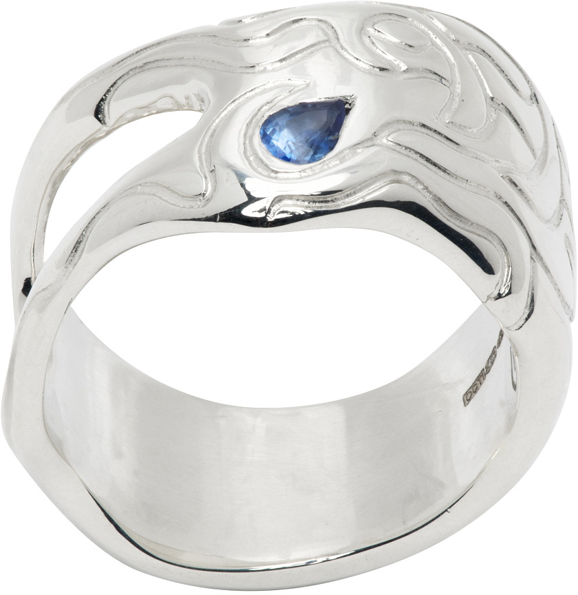 octi Silver Drip Tide Ring