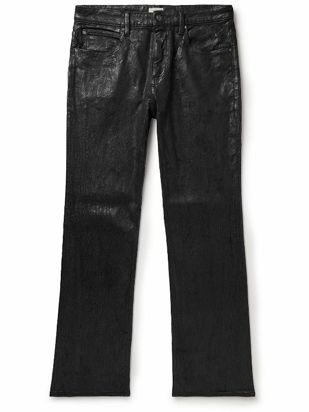 Photo: Guess USA - Slim-Fit Straight-Leg Coated Jeans - Black