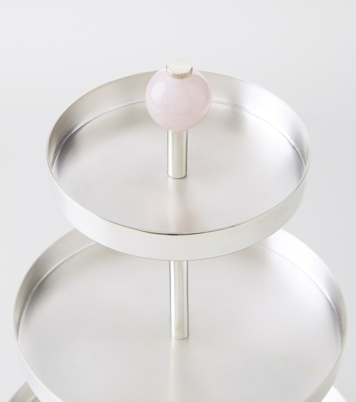 Natalia Criado Embellished silver-plated metal cake stand