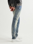 Balmain - Slim-Fit Stonewashed Jeans - Blue