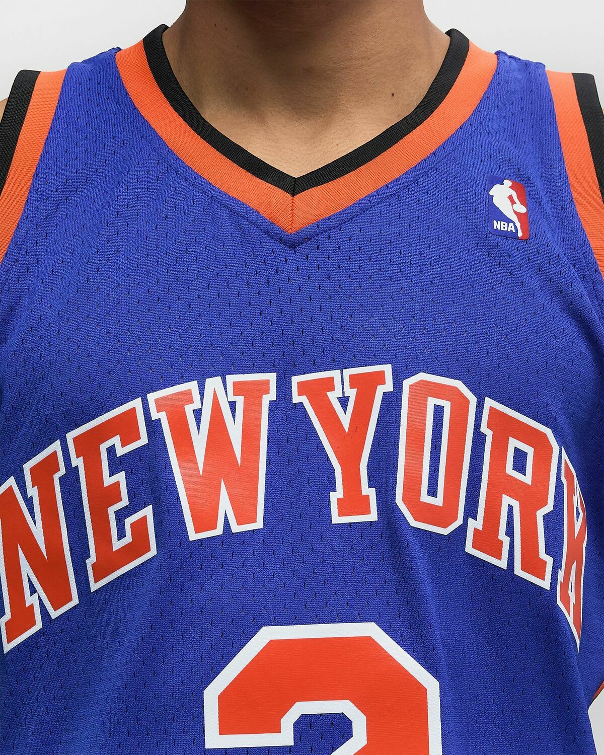 Mitchell & Ness NBA Swingman Jersey New York Knicks Road 1998-99 Larry Johnson #2 Blue Men