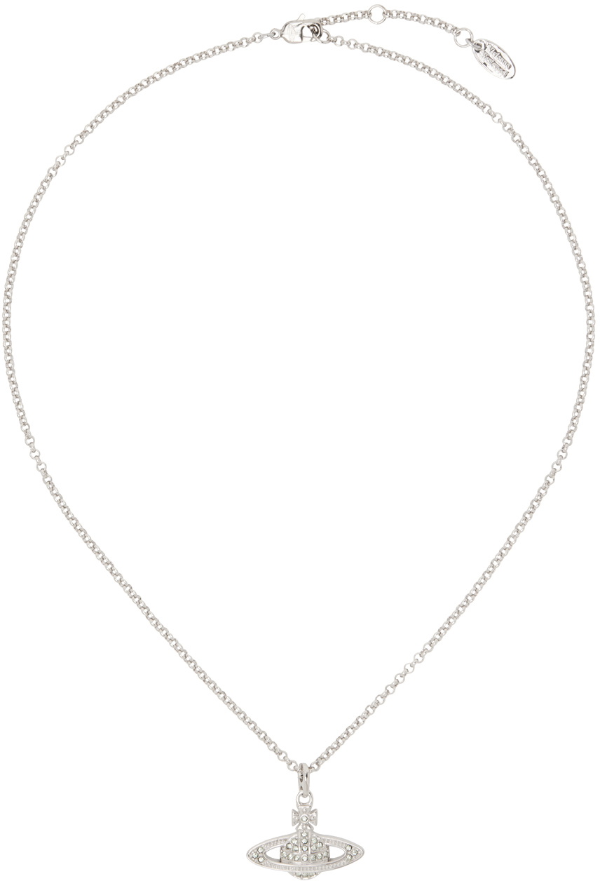 Vivienne Westwood Silver Mini Bas Relief Necklace