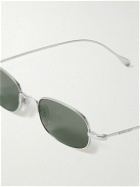 Gucci Eyewear - Rectangular-Frame Silver-Tone Sunglasses