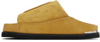 Toga Virilis Tan Embroidered Sandals