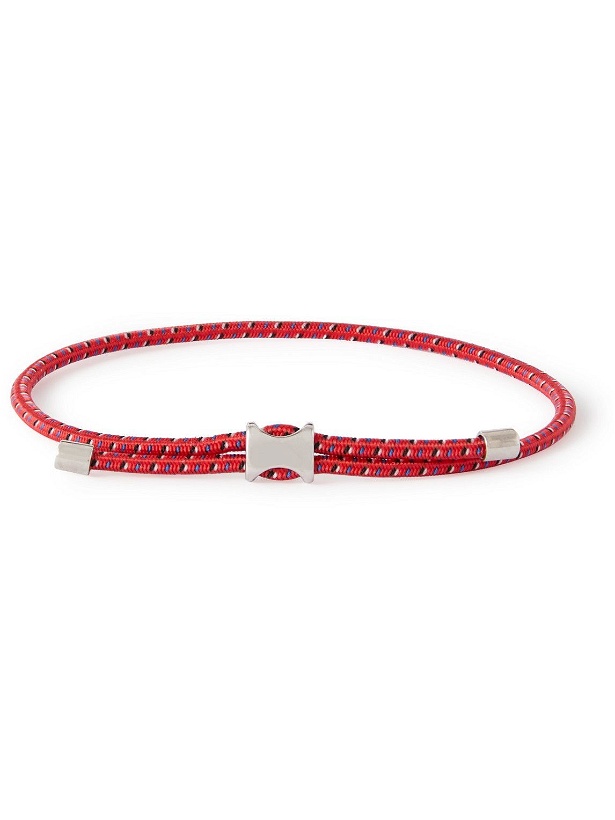 Photo: Miansai - Orson Pull Cord and Sterling Silver Bracelet