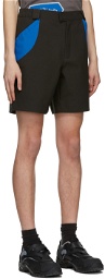 GR10K Black Polyester Shorts