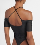 KNWLS Halterneck mesh bodysuit