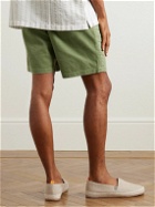 Club Monaco - Baxter Slim-Fit Cotton-Corduory Shorts - Green