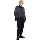 tss Navy Quilted Liner Buckle Jacket
