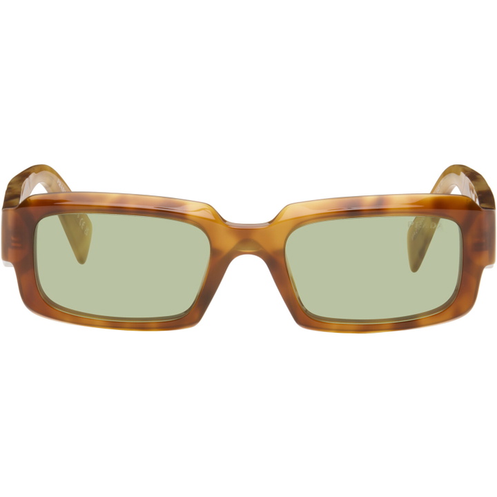 Photo: Prada Eyewear Brown Rectangular Sunglasses