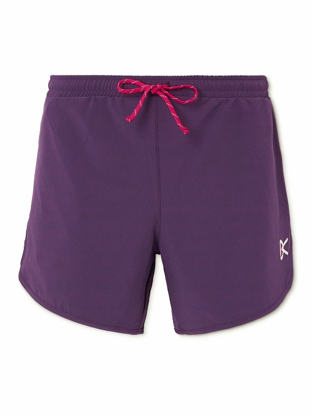Photo: DISTRICT VISION - Spino Slim-Fit Stretch-Shell Shorts - Purple