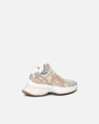 Pinko Ariel Slip On Sneakers With Laminated Detail Milk/Nude