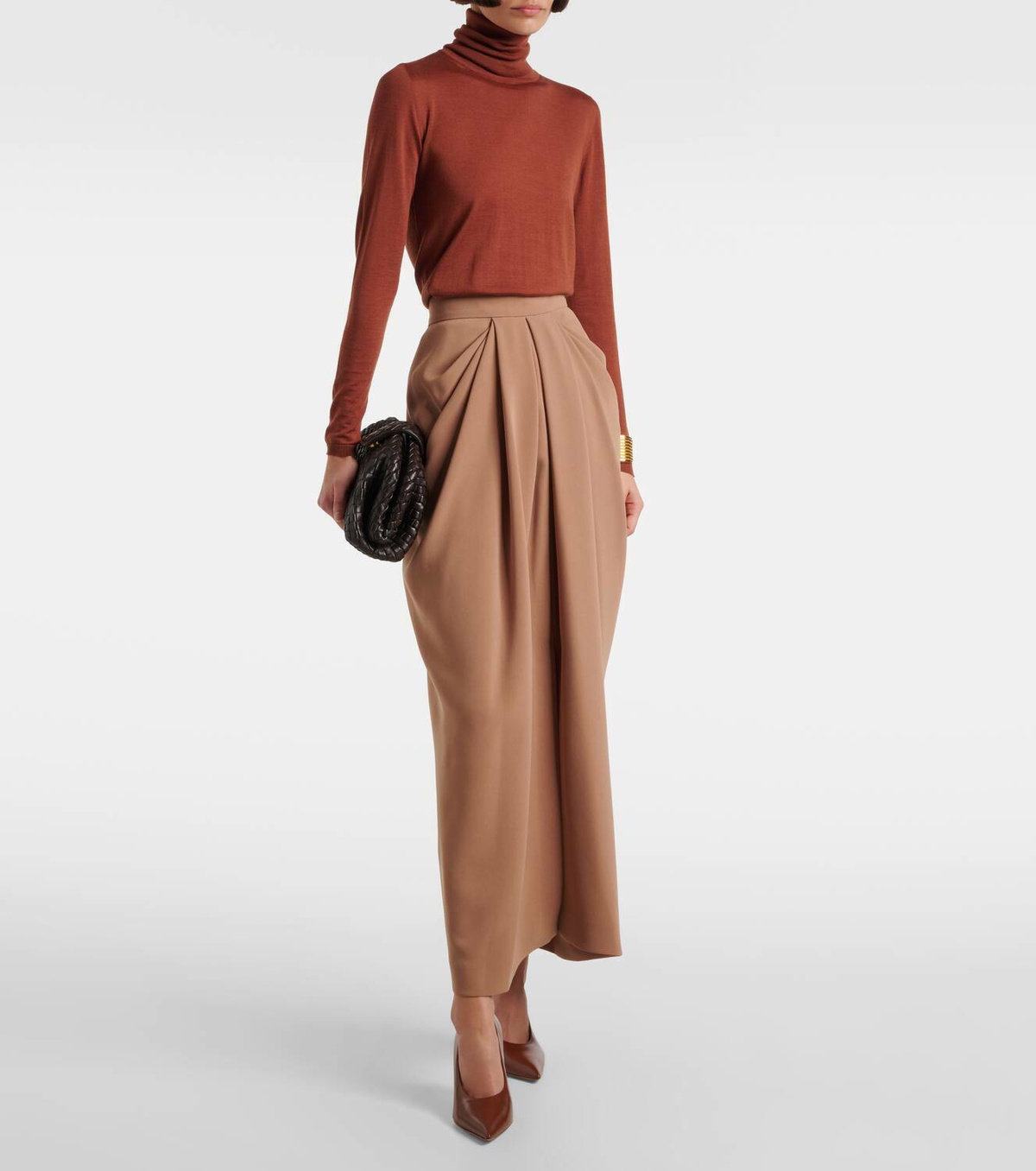 Max Mara Ridente pleated maxi skirt Max Mara