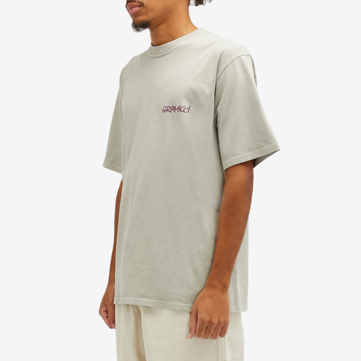 Gramicci Men's Liberty T-Shirt in Pigment Slate Gramicci