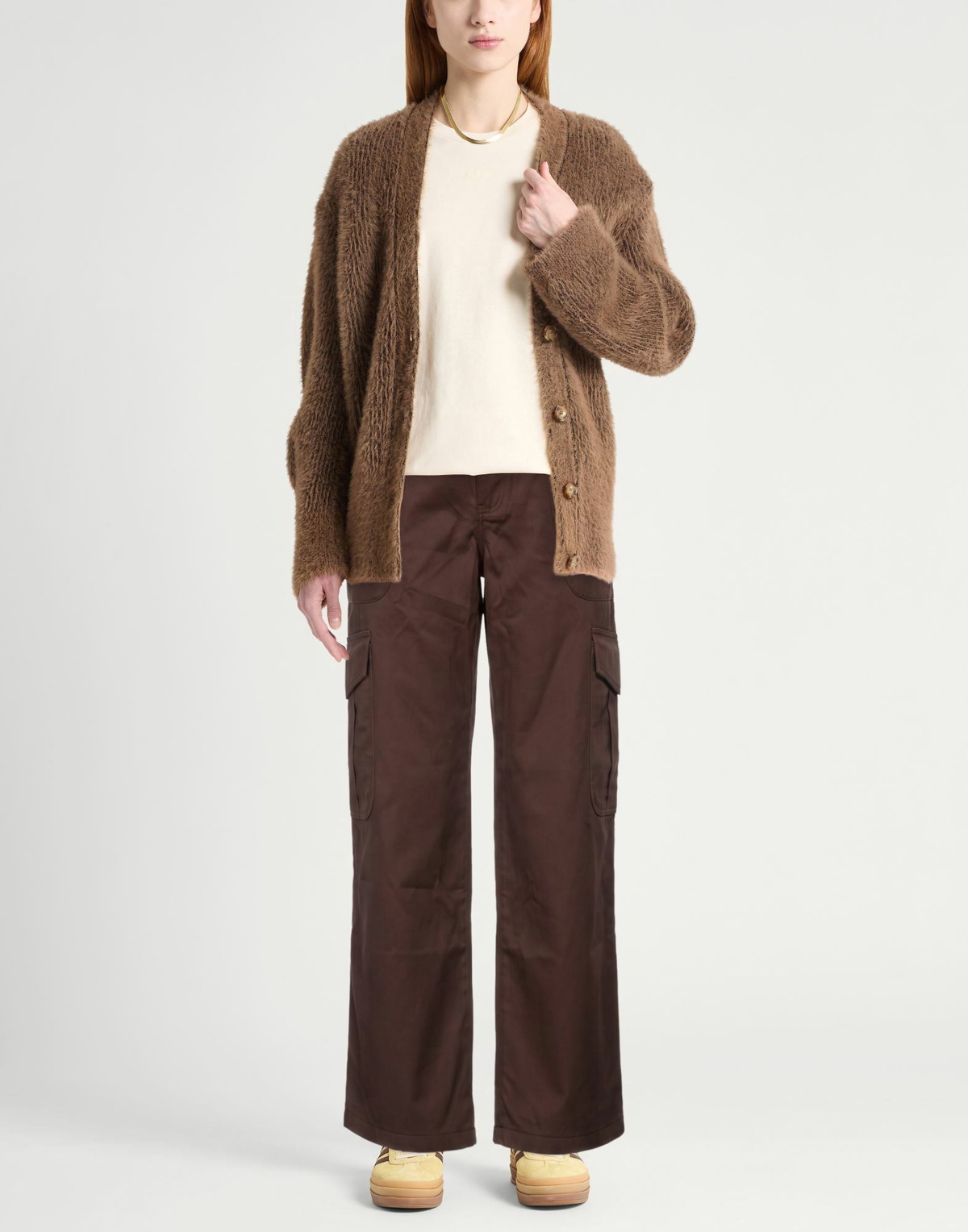 Kenzo Womens Pants Chocolate in Brown