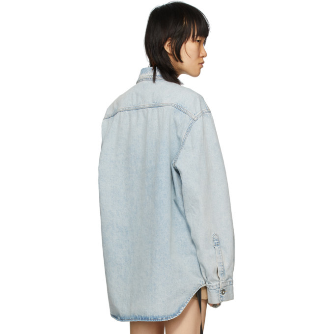 Unravel Blue Denim Moonwash Shirt