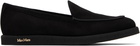 Max Mara Black Soft Moc Loafers