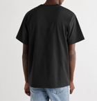 Gucci - Oversized Logo-Print Cotton-Jersey T-Shirt - Gray
