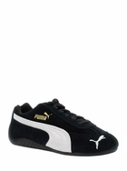 Puma speedcat Black Sneakers With Logo Print On The Side And Logo Lettering On The Side In Leather Unisex