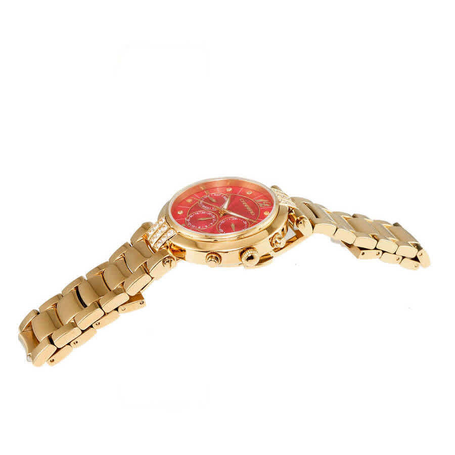 Torino Carrero Adelina GMT Quartz Red Dial Ladies Watch CL1R03RDJ